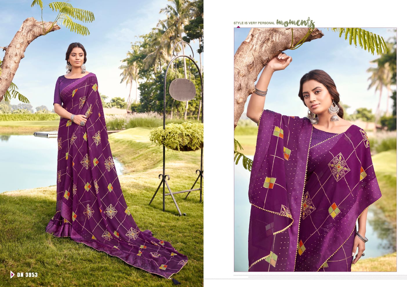 5D Designer Fancy Latest Wholesale Saree Collection